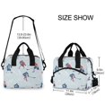 thumbnail image 2 of FORMRS Reusable Lunch Bag for Work School Leakproof Insulated Cooler with Adjustable Shoulder Strap, Hockey Action Zone, 2 of 6