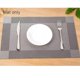 thumbnail image 2 of Pvc Western Placemat Single Frame Heat Insulation Pad Dark Coffee, 2 of 3