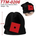 thumbnail image 5 of Roblox-gorro de punto para hombre y mujer, gorro de felpa, Pullover versátil, juego de Anime periférico, regalo de cumpleaños y Navidad, Otoño e Invierno, 5 of 5