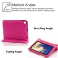 thumbnail image 4 of Cowithday Kids Case for Apple iPad 10.2 Inch 2021/2020/2019, iPad 9th/8th/7th Generation Case with Rotating Handle/Swivel Stand Lightweight Soft EVA Shockproof Rugged Girls Boys Toddlers Cover,Rose, 4 of 7