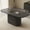 Gray, variant on Guyii 62.99" Oval Dining Table, Cream White Kitchen Table for 4-6 People, Rectangular Modern Dining Room Table for Kitchen, Living Room, Table Only