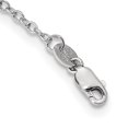 thumbnail image 2 of Sterling Silver Sterling Silver & Peridot Diamond Necklace 18 Inch, 2 of 2