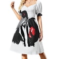 thumbnail image 1 of Afl collingwood Vestido de manga corta Vestido largo de mujer Vestido largo, 1 of 6