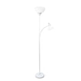 thumbnail image 4 of Porch & Den  Brumback Floor Lamp with Reading Light Silver Chrome Painted, 4 of 5
