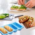 thumbnail image 5 of Moldes de pan de silicona NQ para hot dogs antiadherente resistente al calor, 5 of 5