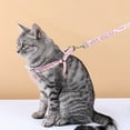 thumbnail image 6 of Floral Printed Cat Harness Set Break Away Adjustable Traction Tool, Chest Strap, Leash Rope Set, Pet Supplies, 6 of 8