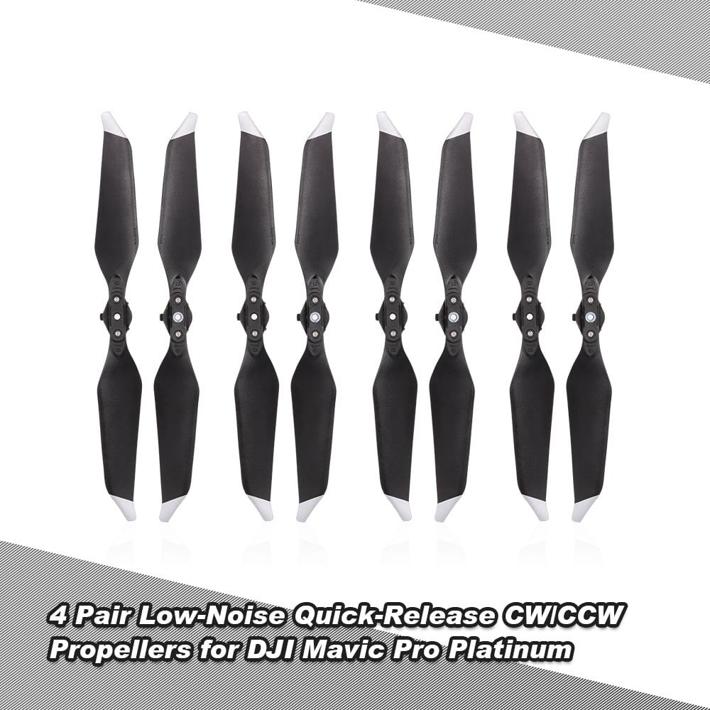 4 Pairs Low-Noise Quick-Release 8331 Propellers for DJI Mavic Pro Platinum ne