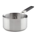 thumbnail image 1 of Cacerola KitchenAid de acero inoxidable cepillado de 1 litro con caños, 1 of 9