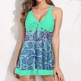 thumbnail image 2 of RKSTN Two Piece Plus Size Tankini Swimsuits for Women Flowy Bathing Suits with Shorts Tummy Control Swimwear, 2 of 4