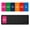 Black, variant on Personal Office Status Sign, Sliding Nameplate with Clear Information Indicator, Adjustable Six Work Status Board, Suitable for Studio and Office Doors, Silver
