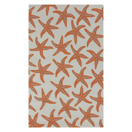 36 Round Hooked Rug - Surya Rain RAI113 Indoor / Outdoor Area Rug