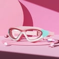 thumbnail image 2 of Gelikeya Swim Goggles for Kids 3-15 Silicone Swimming Glasses Resist Leak Proof Swim Eyeglasses with Adjustable Straps for Boys Girls Pool Beach #Light Pink, 2 of 8