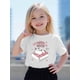 thumbnail image 1 of [Casual Chic] Adorable camiseta de algodón para niñas "Happy Valentine" - Bonita camiseta negra de manga corta con cuello redondo y estampado de gato y fresa, ideal para el verano, 1 of 5