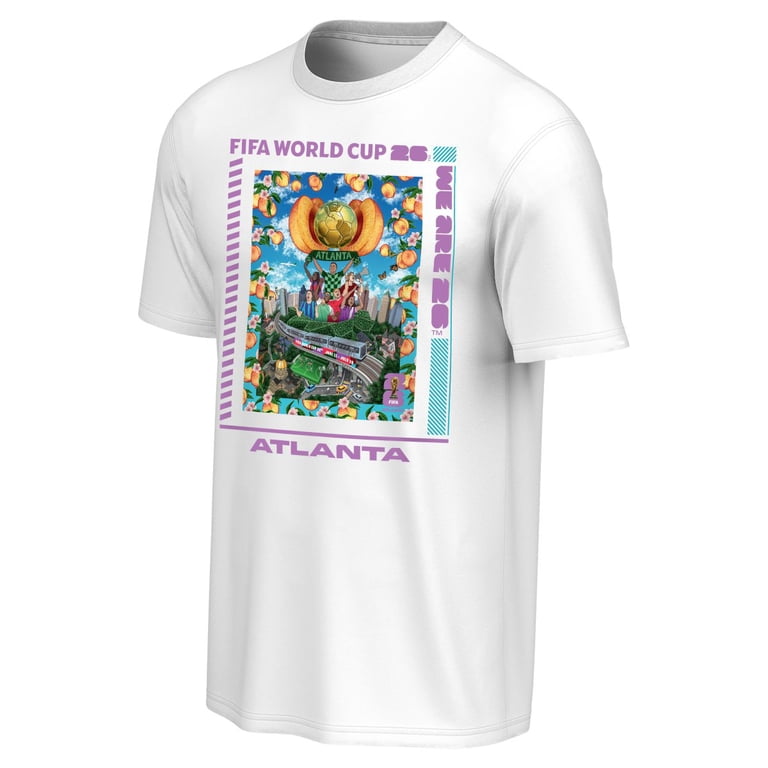 FIFA World Cup 2026 Men's Host City Poster Tee - Atlanta - Walmart.com