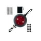 thumbnail image 4 of Cuerda de tendedero de viaje portátil Sunnimix Línea de ropa de camping ajustable 8m con Bolsa Rojo, 4 of 7
