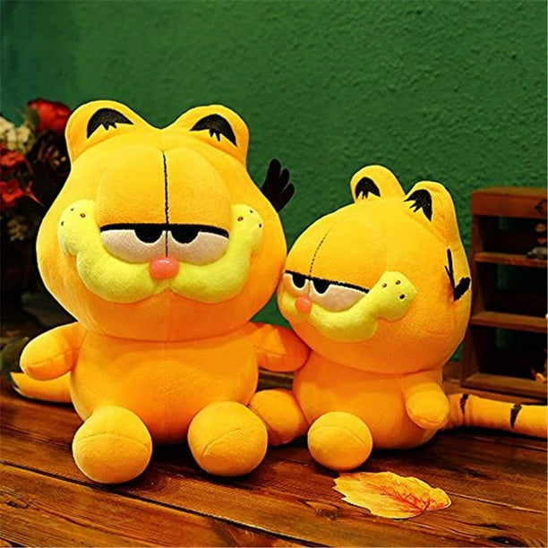 Mignon Garfield le chat poupées en peluche cadeaux jouets oreillers en  peluche garçons filles chat jaune animaux dessins animés (25 cm, 1 pièce) 