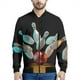 thumbnail image 2 of Chaquetas con estampado 3D de bolos para hombre, sudadera holgada deportiva de moda para primavera y otoño, chaqueta bomber informal con cremallera para la calle, 2 of 5