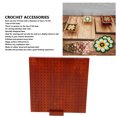 thumbnail image 3 of Knitting Blocking Mat,  Polished Lacquered Finish Crochet Blocking Board 9.3x9.3inch Stable Base  for Knitting Crochet Projects, 3 of 8