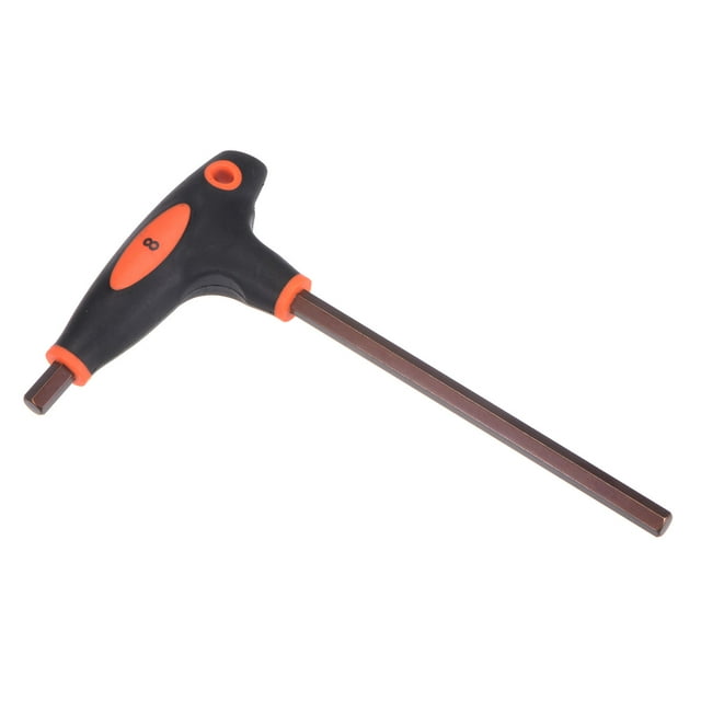 Unique Bargains 8mm Hex Key T-Handle Dual End Wrench Spanner, Metric S2 Steel