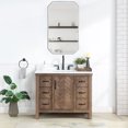 thumbnail image 3 of Javier 42" Bath Vanity in Spruce Antique Gray with White Grain Composite Stone, 3 of 18
