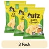 (3 pack) Utz Salt 'n Vinegar Potato Chips, Gluten-Free, Family Size, 7.75 oz Bag