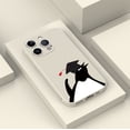thumbnail image 4 of ¡Expresa tu estilo con una peculiar y llamativa funda plateada mate de doble capa para iPhone 14, 13, 12 Pro y 11!, 4 of 4