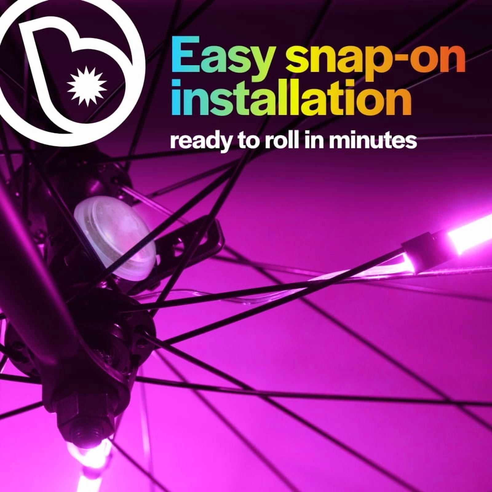 Brightz SpinBrightz LED Bike Spoke Lights, 3 Light Tubes, Constant