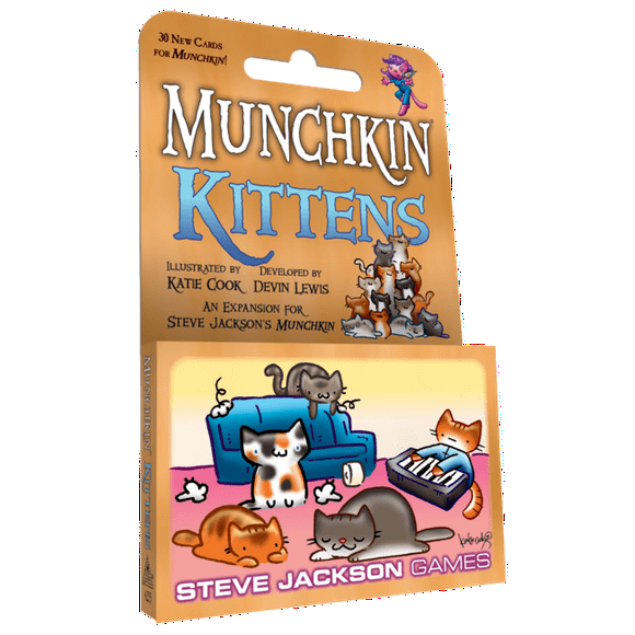 Munchkin: Chatons 3-6 Joueurs, Âges 10+, 60-120 minutes