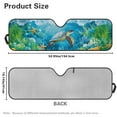 thumbnail image 3 of POLERO Car Windshield Sun Shade Sea Turtle Starfish Windshield Cover Automotive Interior Protection Front Window Sun Visor Protector Blocks UV Rays Keep Your Vehicle Cool, 3 of 7