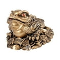 thumbnail image 1 of AMLESO Feng Shui Wealth Fortune Toad Figurine Desk Decoration for Home Office Decor, 1 of 8