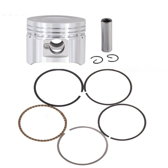Fankenuo Horizontal 110cc Engine 52.4mm Cylinder Piston for Ring Kit for Motorcycle Beach Car