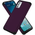 thumbnail image 5 of For Nokia C210 Tough Strong MetKase Hybrid (Magnet Mount Friendly) Case Cover - Dark Purple, 5 of 9