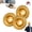 3PCS Circular Arc, variant on Angle Grinder Polishing Pad, Tungsten Carbide Cutting Wheel Set for Wood Carving and Grinding, Heavy-Duty Disc for 4" and 4-1/2" Angle Grinders (Mix)