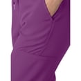 thumbnail image 4 of HeedFit Unisex Cargo Scrub Pants, Drawstring Waist, 4 Pockets, Purple, l, 4 of 6