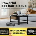thumbnail image 3 of Shark RV2310AE Matrix Self-Emptying Robot Vacuum with Bagless, 45-Day Capacity, Self-Cleaning Brushroll for Pet Hair, No Spots Missed on Carpets & Hard Floors, Precision Home Mapping, Wi-Fi, Black, 3 of 10