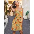 thumbnail image 2 of Weardear Sundress for Women 2025 Casual Hawaiian Dresses V Neck Loose Fit Tank Dress with Pockets, 2 of 5