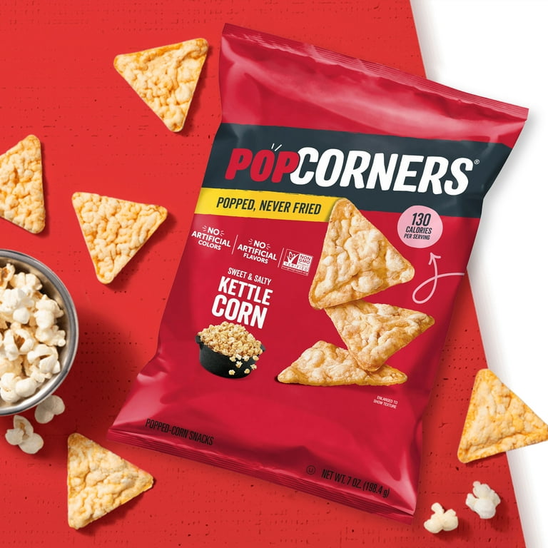 PopCorners No Artificial Colors or Flavors Kettle Corn Popped Corn