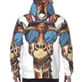 thumbnail image 7 of Naloa American Giraffe Style Men's Casual Hooded Collar Drawstring Hoodies Pullover Sweatshirts Casual Long Sleeve Shirts-3X-Large, 7 of 7