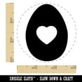 thumbnail image 2 of Egg Solid with Heart Self-Inking Rubber Stamp Ink Stamper - Pink Ink - Small 3/4 Inch, 2 of 7