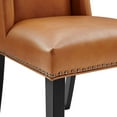 thumbnail image 4 of Modway Baron Dining Chair Vinyl Set of 2 in Tan, 4 of 10