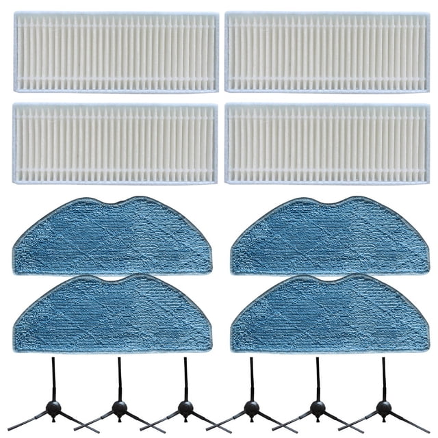 BUYISI Side Brush Filter Mop Cloth For Tapo Rva300 Rv10 Rv10 Plus Rv30 Rv30 Plus Vacuum Cleaner Floor Sweeper Accessories
