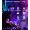 thumbnail image 4 of Luces DJ KeoBin Pro 6 en 1, DMX y activadas por sonido con bola de discoteca, 4 of 7