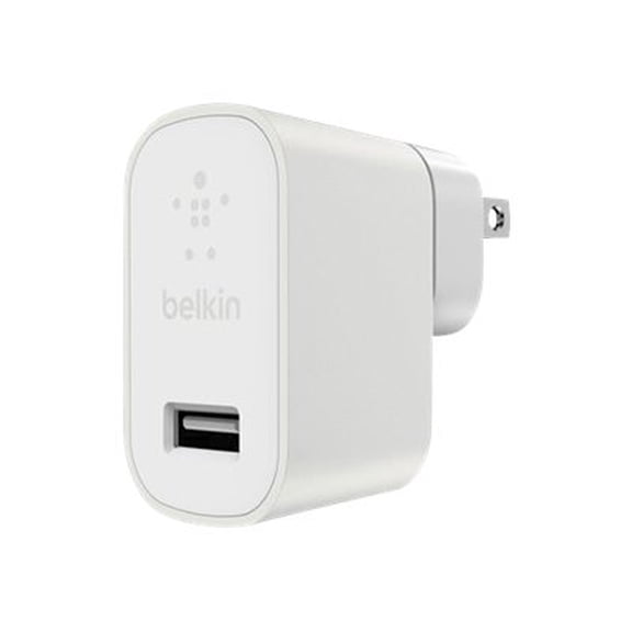 SINGLE MICRO WALL CHARGER,UNIVERSAL,5V,2.4A,WHITE