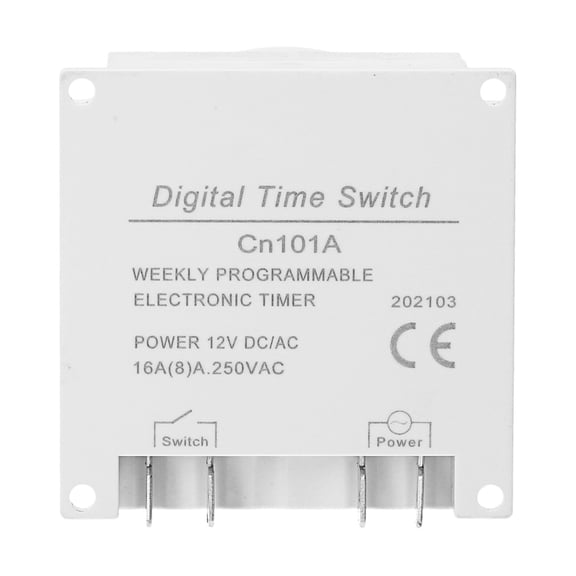 Timer Weekly Programmable Digital Timer Switch Panel Mounted Electrical Timer 16 Independent ON/ OFF Programs For Home Office Lights Fans TV Kitchen Appliances
