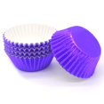 thumbnail image 4 of Mombake Standard Foil Purple Cupcake Liners Muffin Baking Cups for Party and More, 100-Count, 4 of 7