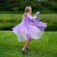 thumbnail image 5 of Princess Dress Up for Little Girls, Purple Princess Cape with Crown 7PCS Dress Up Toys Gift Set for Girl 3-8 Years, 5 of 7