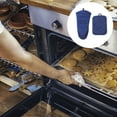 thumbnail image 3 of A pair of gloves Heat insulating hand clip Household kitchen heat resistant gloves Baking oven gloves - navy blue, 3 of 5