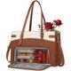 thumbnail image 1 of RAINSMORE Bolsa con Lonchera Integrada para Mujer Bolsa para Laptop Mujer de 15,6 Pulgadas con Compartimento Bolsas Tote Bag Mujer Maletin para Laptop para Trabajo, Oficina, Negocios, 1 of 7