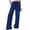 Pants for Women Fashion Casual-Blue C, variant on JINMGG 2024 Pants for Women Clearance,Women Embroidery Destoryed Flare Jeans Button Waist Bell Bottom Denim Pants