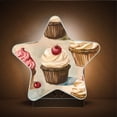 thumbnail image 3 of Star Shaped Energy Saving Night Light Living Room Night Light, Bedroom Night Light, Corridor Night Light, Study Night Light Yellow Cupcake, 3 of 6